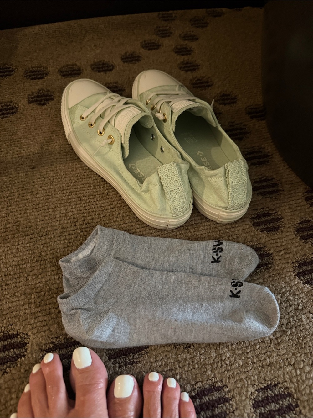 Women’s Low-Cut Grey Ankle Socks